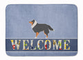 Sheltie/Shetland Sheepdog Welcome Memory Foam Kitchen Mat Machine Washable Anti-Fatigue Cushion Comfort Bath or Kitchen Rug