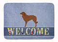 Portuguese Sheepdog Dog Welcome Memory Foam Kitchen Mat Machine Washable Anti-Fatigue Cushion Comfort Bath or Kitchen Rug