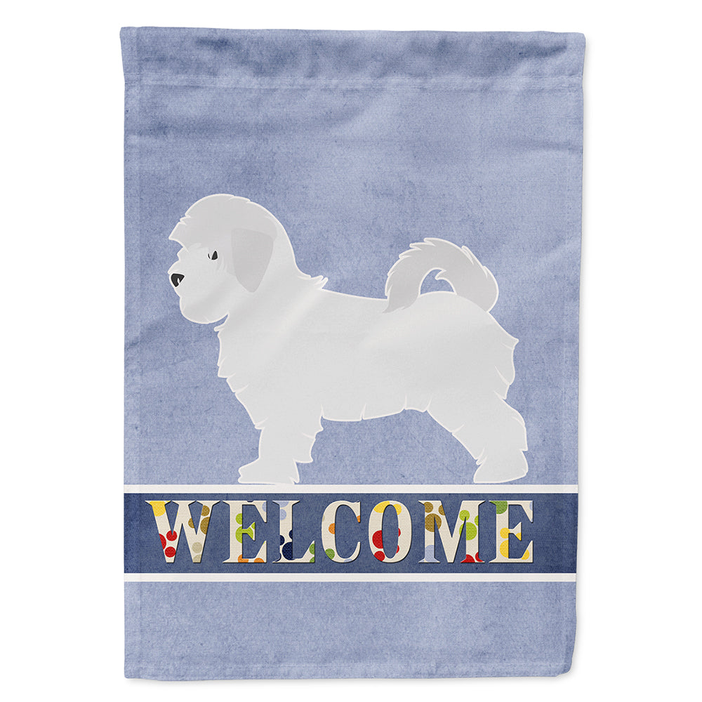 Maltese Welcome House Flag 28x40 Porch Sleeve Pole Decorative Outside Yard Banner Artwork Wall Hanging, Polyester