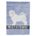 Maltese Welcome House Flag 28x40 Porch Sleeve Pole Decorative Outside Yard Banner Artwork Wall Hanging, Polyester