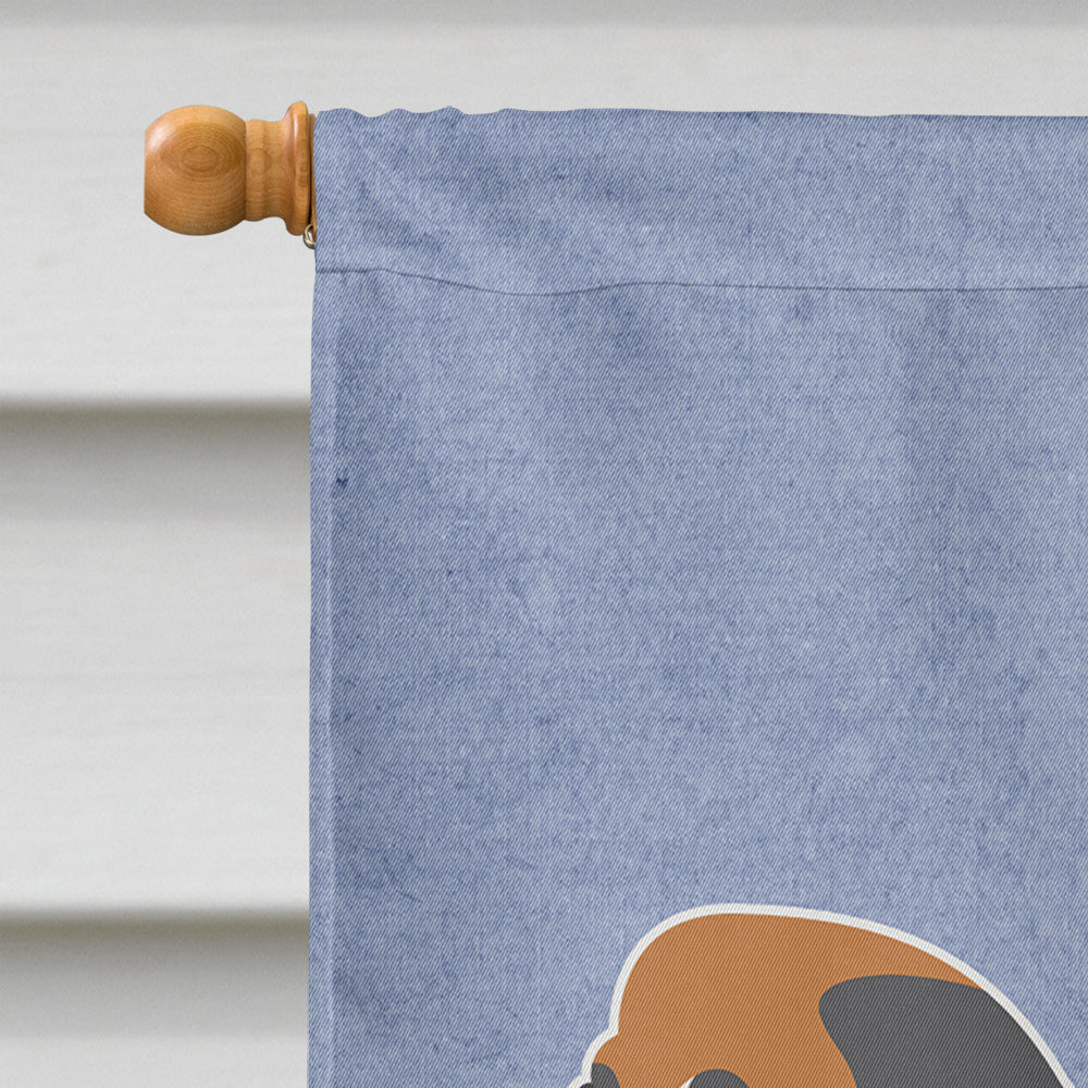 Pekingese Welcome House Flag 28x40 Porch Sleeve Pole Decorative Outside Yard Banner Artwork Wall Hanging, Polyester