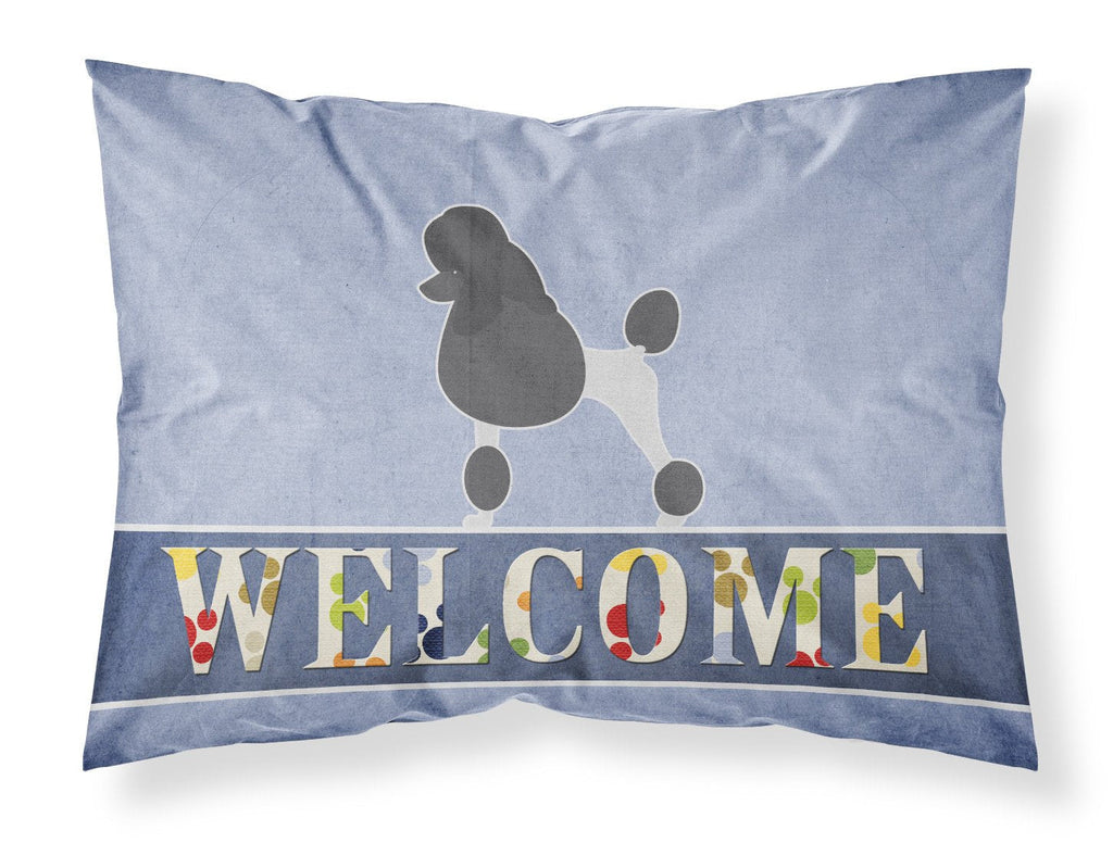 Poodle Welcome Standard Pillowcase Lightweight Super Soft Easy Care Decorative Artwork Pillowcase, Standard