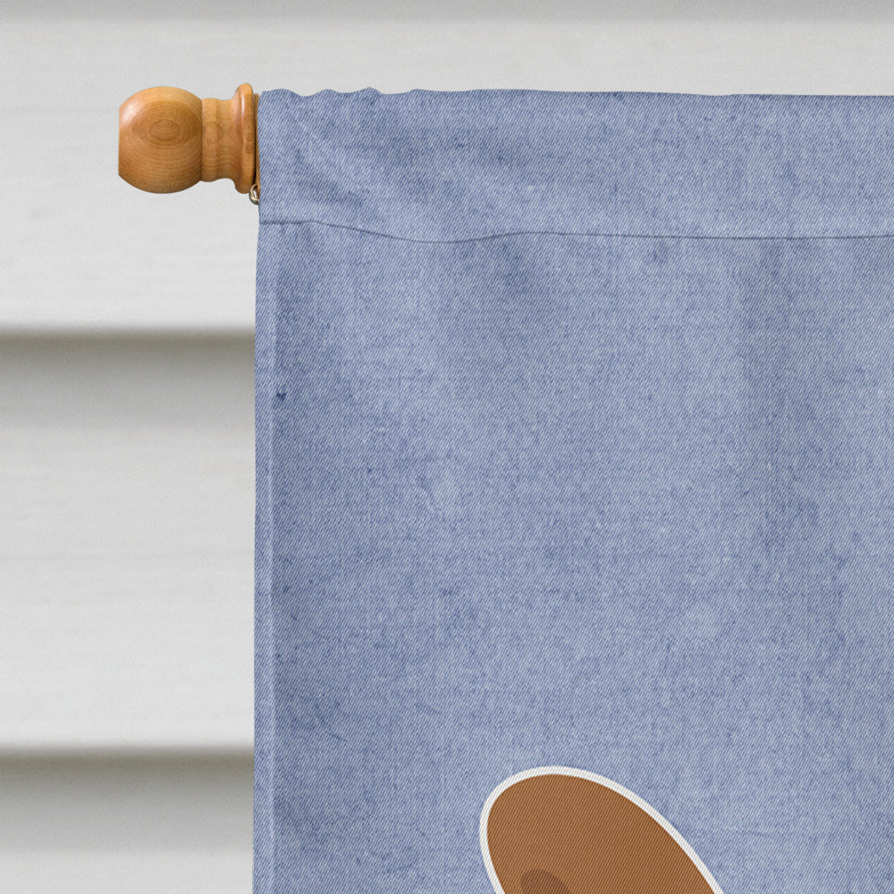 Shih Tzu Welcome House Flag 28x40 Porch Sleeve Pole Decorative Outside Yard Banner Artwork Wall Hanging, Polyester