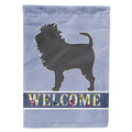 Affenpinscher Welcome House Flag 28x40 Porch Sleeve Pole Decorative Outside Yard Banner Artwork Wall Hanging, Polyester