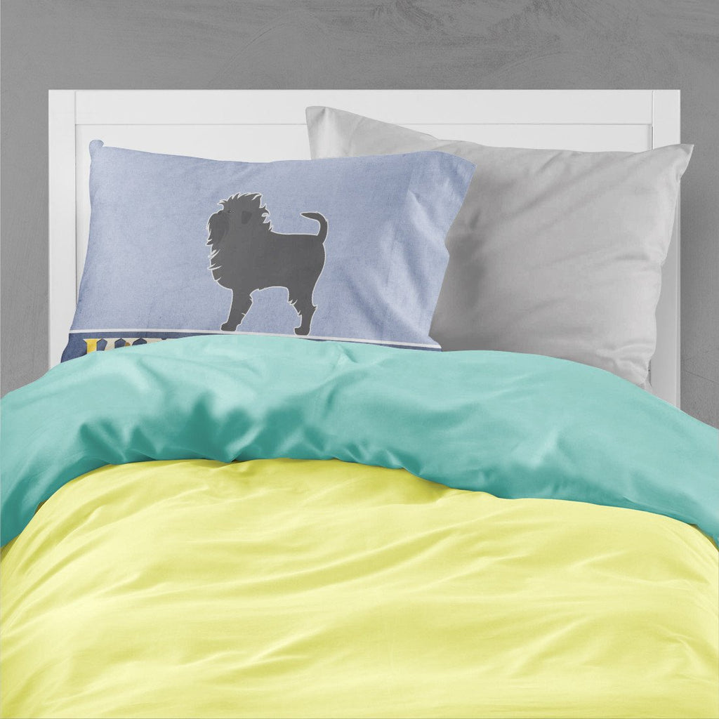 Affenpinscher Welcome Standard Pillowcase Lightweight Super Soft Easy Care Decorative Artwork Pillowcase, Standard
