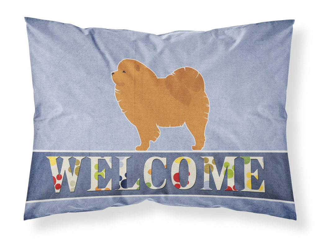 Chow Chow Welcome Standard Pillowcase Lightweight Super Soft Easy Care Decorative Artwork Pillowcase, Standard