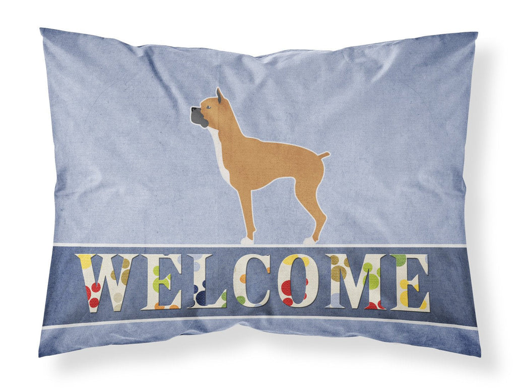 Boxer Welcome Standard Pillowcase Lightweight Super Soft Easy Care Decorative Artwork Pillowcase, Standard