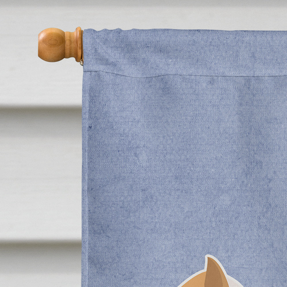 Staffordshire Bull Terrier Welcome House Flag 28x40 Porch Sleeve Pole Decorative Outside Yard Banner Artwork Wall Hanging, Polyester