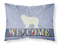 Komondor Welcome Standard Pillowcase Lightweight Super Soft Easy Care Decorative Artwork Pillowcase, Standard