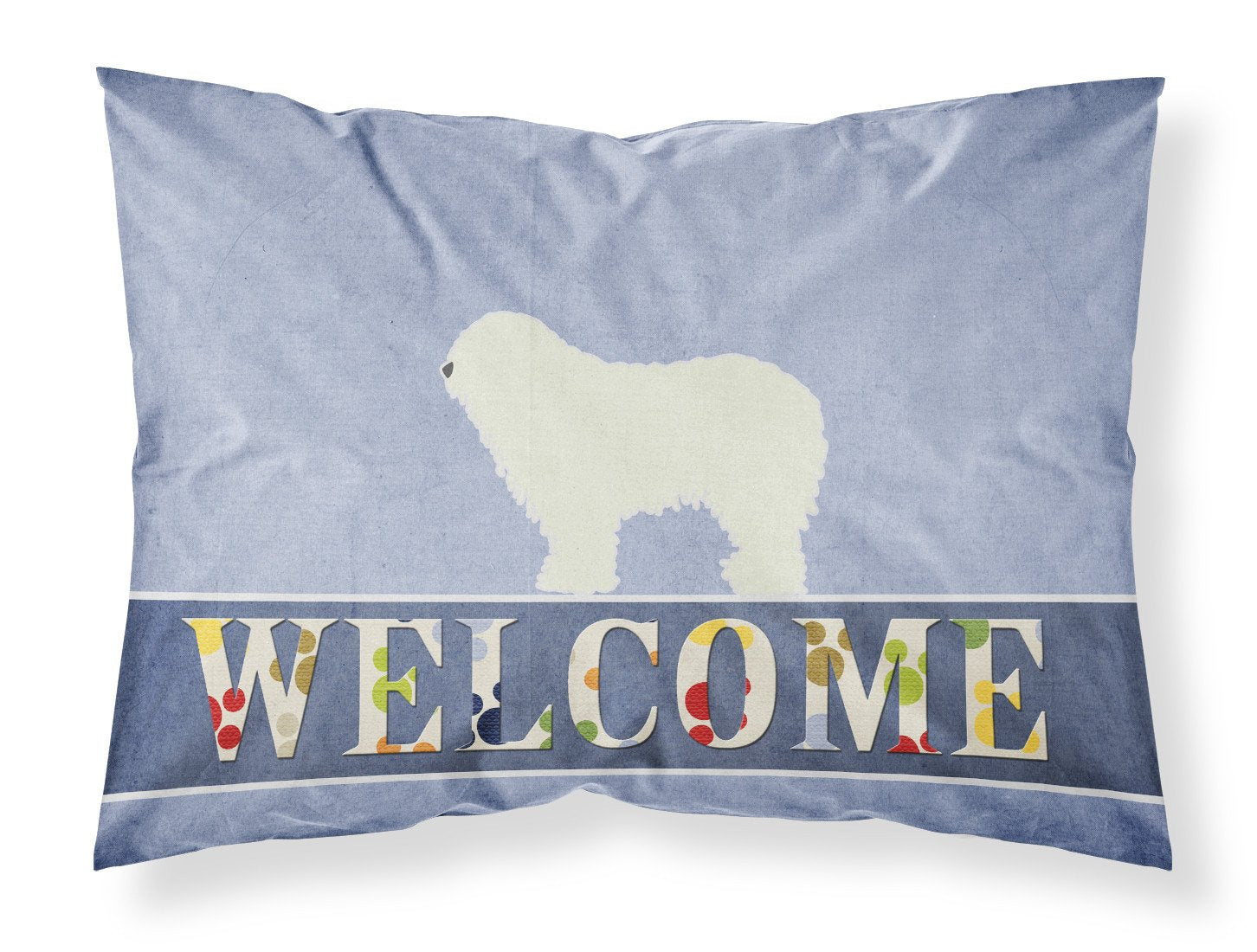 Komondor Welcome Standard Pillowcase Lightweight Super Soft Easy Care Decorative Artwork Pillowcase, Standard