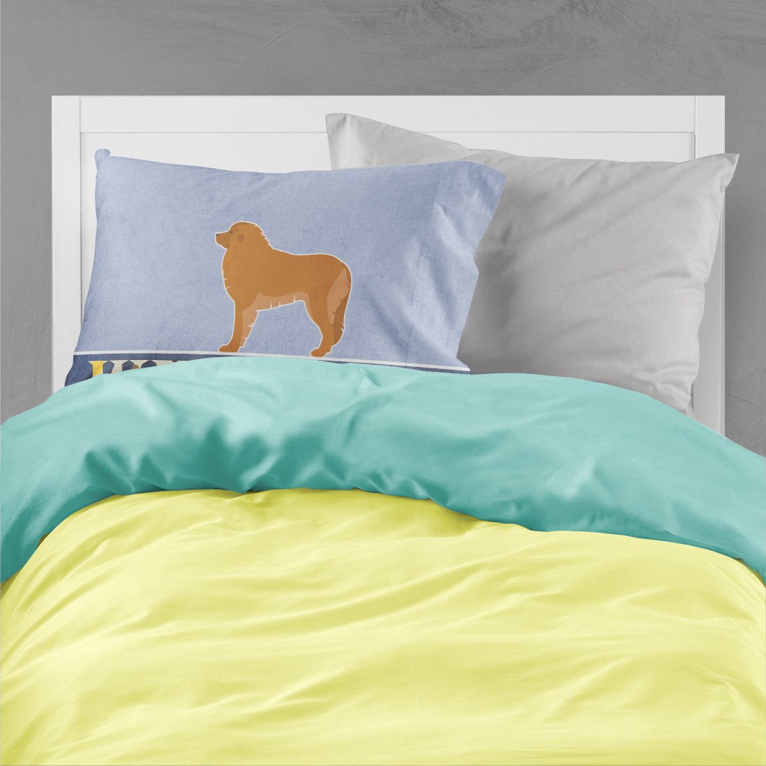 Leonberger Welcome Standard Pillowcase Lightweight Super Soft Easy Care Decorative Artwork Pillowcase, Standard
