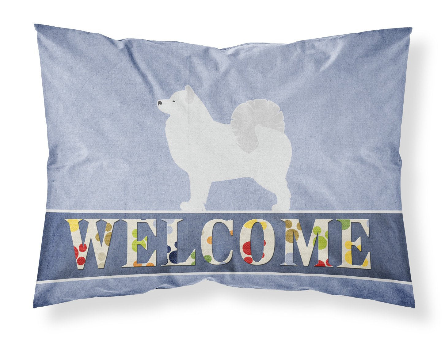Samoyed Welcome Standard Pillowcase Lightweight Super Soft Easy Care Decorative Artwork Pillowcase, Standard