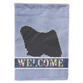Puli Welcome House Flag 28x40 Porch Sleeve Pole Decorative Outside Yard Banner Artwork Wall Hanging, Polyester