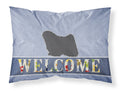 Puli Welcome Standard Pillowcase Lightweight Super Soft Easy Care Decorative Artwork Pillowcase, Standard