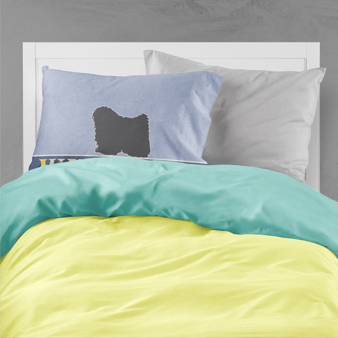 Puli Welcome Standard Pillowcase Lightweight Super Soft Easy Care Decorative Artwork Pillowcase, Standard