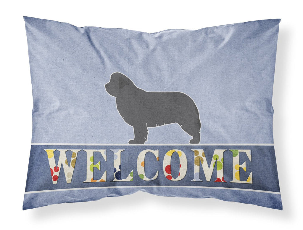 Newfoundland Welcome Standard Pillowcase Lightweight Super Soft Easy Care Decorative Artwork Pillowcase, Standard