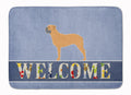 Bullmastiff Welcome Memory Foam Kitchen Mat Machine Washable Anti-Fatigue Cushion Comfort Bath or Kitchen Rug