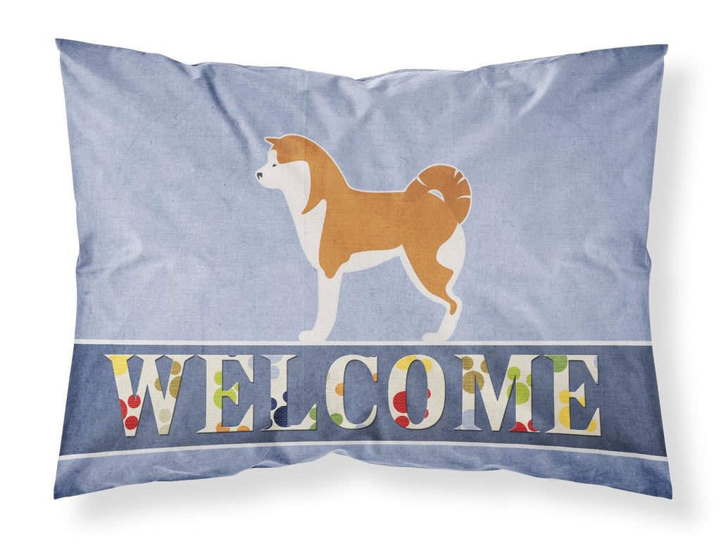 Akita Welcome Standard Pillowcase Lightweight Super Soft Easy Care Decorative Artwork Pillowcase, Standard