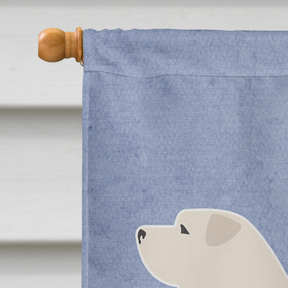 Anatolian Shepherd Welcome House Flag 28x40 Porch Sleeve Pole Decorative Outside Yard Banner Artwork Wall Hanging, Polyester