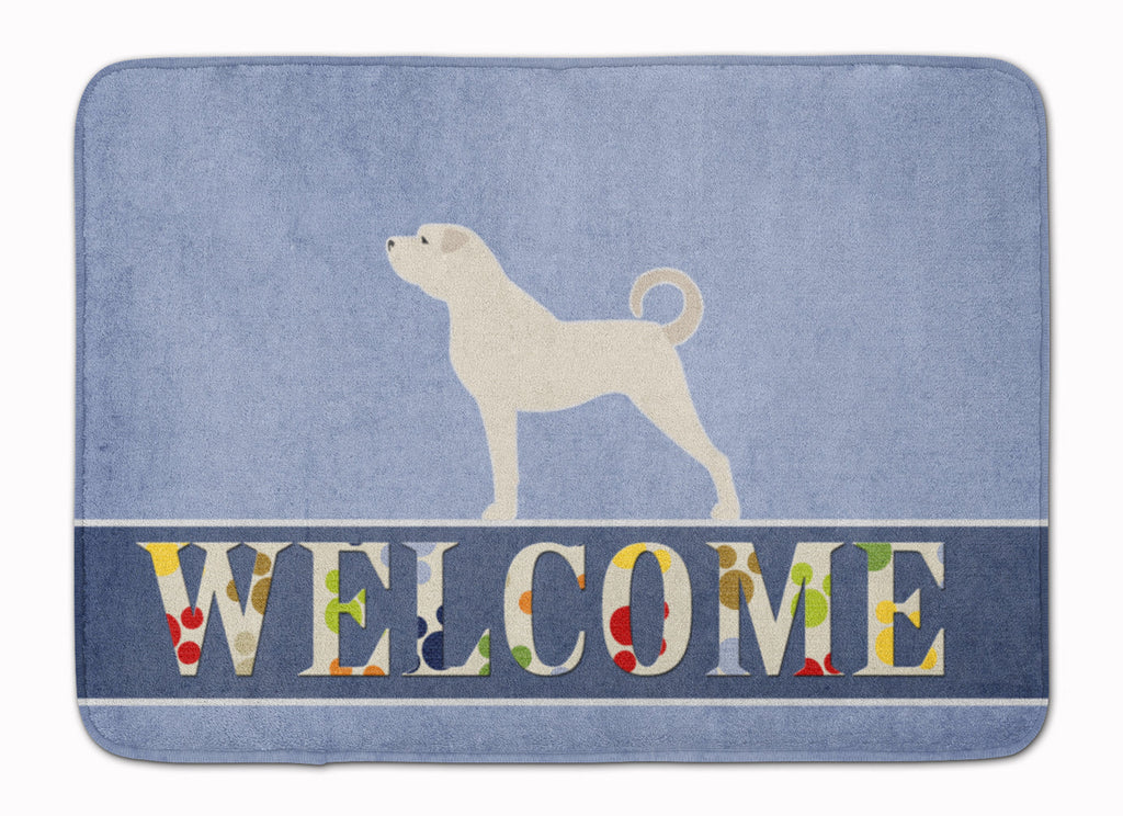 Anatolian Shepherd Welcome Memory Foam Kitchen Mat Machine Washable Anti-Fatigue Cushion Comfort Bath or Kitchen Rug
