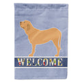 Fila Brasileiro Welcome House Flag 28x40 Porch Sleeve Pole Decorative Outside Yard Banner Artwork Wall Hanging, Polyester