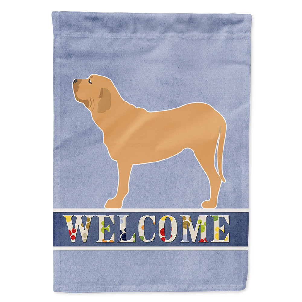 Fila Brasileiro Welcome House Flag 28x40 Porch Sleeve Pole Decorative Outside Yard Banner Artwork Wall Hanging, Polyester