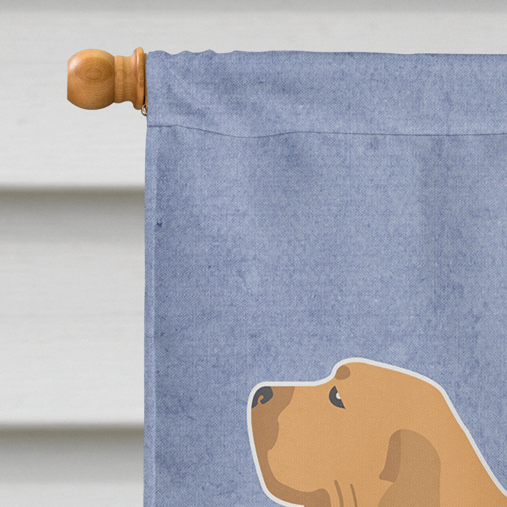 Fila Brasileiro Welcome House Flag 28x40 Porch Sleeve Pole Decorative Outside Yard Banner Artwork Wall Hanging, Polyester