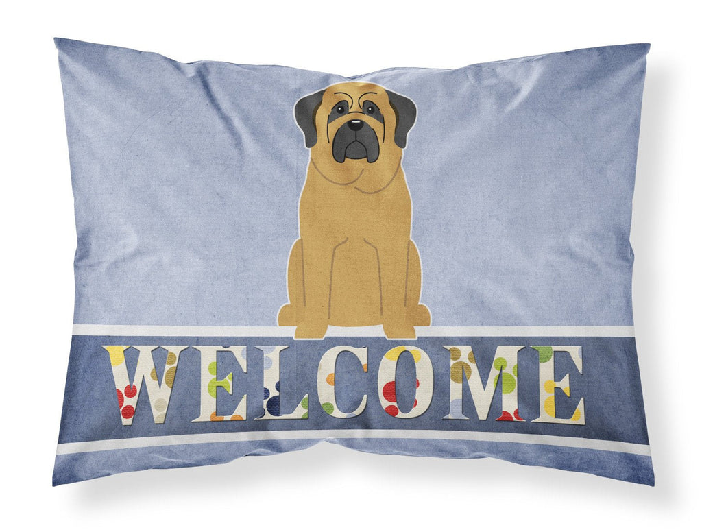 Mastiff Welcome Standard Pillowcase Lightweight Super Soft Easy Care Decorative Artwork Pillowcase, Standard