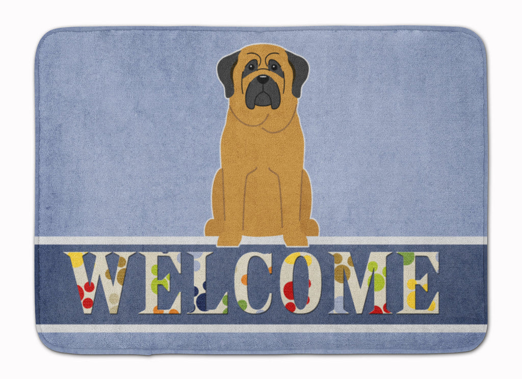 Mastiff Welcome Memory Foam Kitchen Mat Machine Washable Anti-Fatigue Cushion Comfort Bath or Kitchen Rug