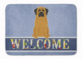 Mastiff Welcome Memory Foam Kitchen Mat Machine Washable Anti-Fatigue Cushion Comfort Bath or Kitchen Rug