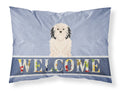 Lowchen Welcome Standard Pillowcase Lightweight Super Soft Easy Care Decorative Artwork Pillowcase, Standard