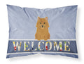 Norwich Terrier Welcome Standard Pillowcase Lightweight Super Soft Easy Care Decorative Artwork Pillowcase, Standard