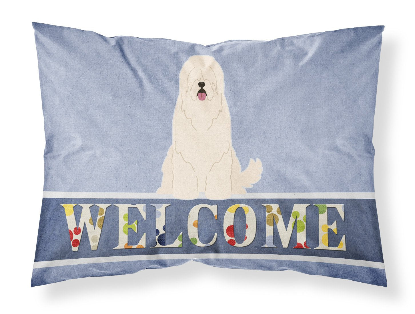 South Russian Sheepdog Welcome Standard Pillowcase Lightweight Super Soft Easy Care Decorative Artwork Pillowcase, Standard