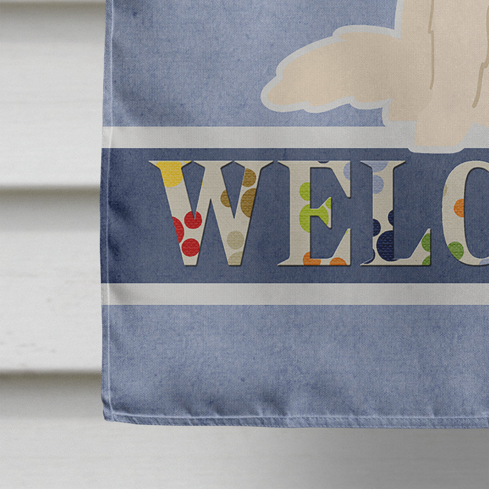 Moscow Watchdog Welcome House Flag 28x40 Porch Sleeve Pole Decorative Outside Yard Banner Artwork Wall Hanging, Polyester