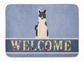 Russo-European Laika Spitz Welcome Memory Foam Kitchen Mat Machine Washable Anti-Fatigue Cushion Comfort Bath or Kitchen Rug