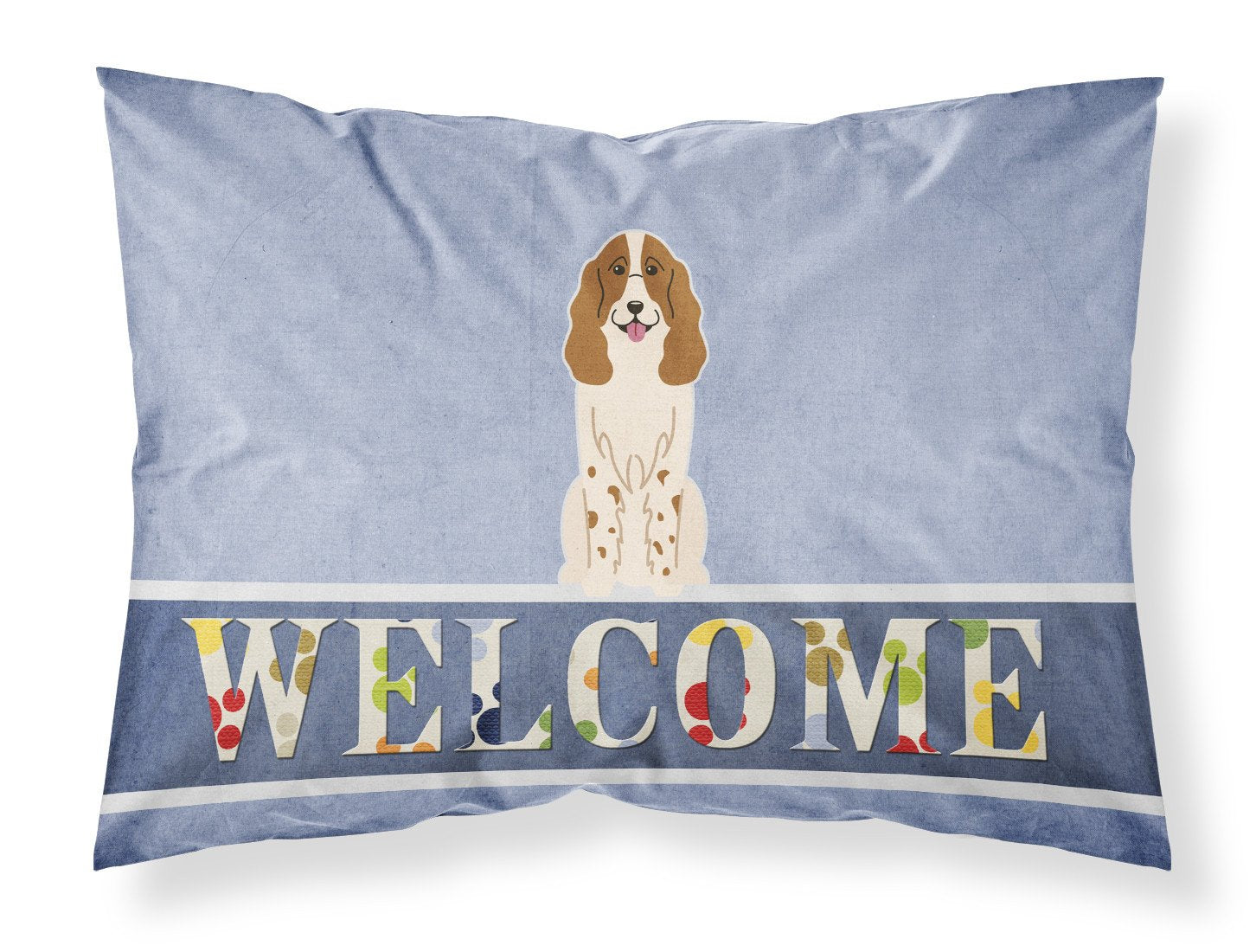 Russian Spaniel Welcome Standard Pillowcase Lightweight Super Soft Easy Care Decorative Artwork Pillowcase, Standard