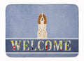 Russian Spaniel Welcome Memory Foam Kitchen Mat Machine Washable Anti-Fatigue Cushion Comfort Bath or Kitchen Rug