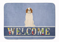Saint Bernard Welcome Memory Foam Kitchen Mat Machine Washable Anti-Fatigue Cushion Comfort Bath or Kitchen Rug
