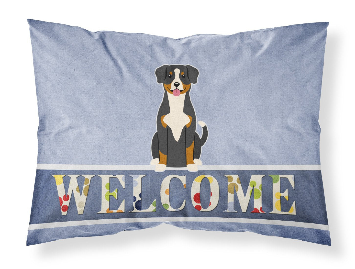Entlebucher Welcome Standard Pillowcase Lightweight Super Soft Easy Care Decorative Artwork Pillowcase, Standard