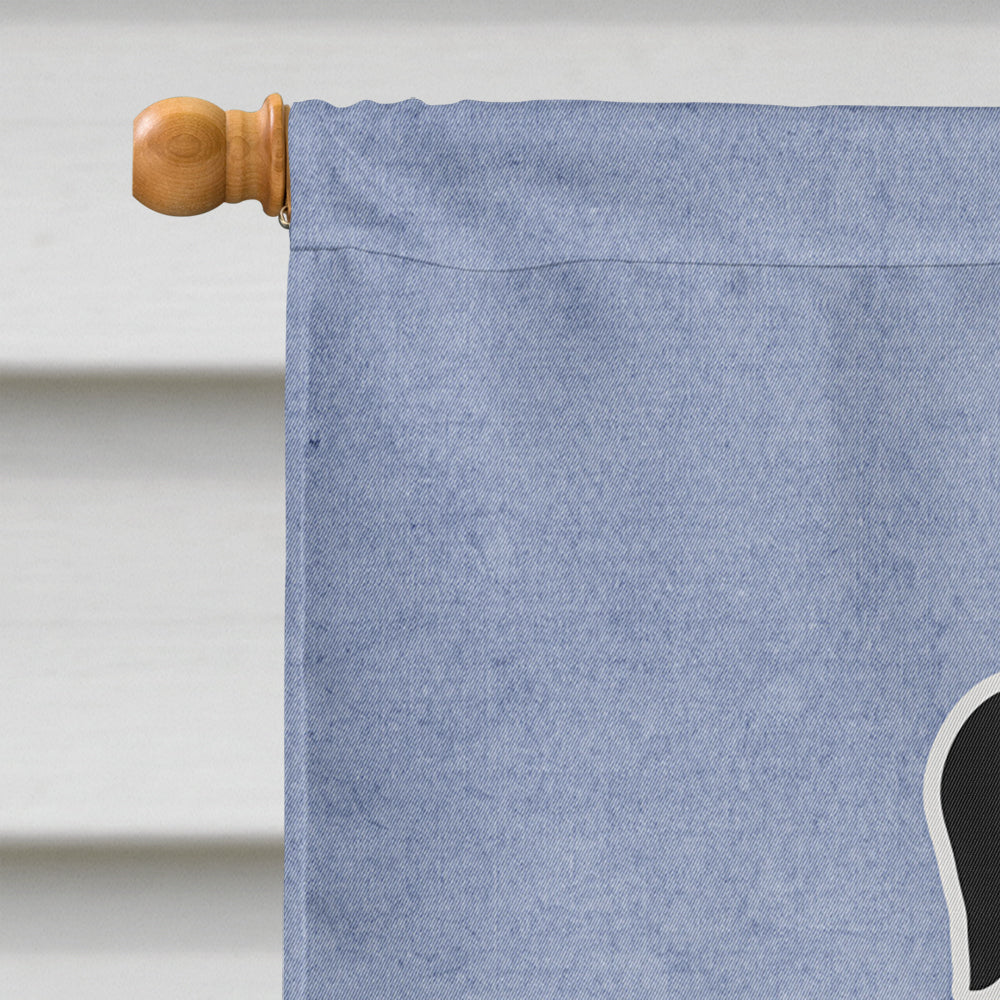 Border Terrier Welcome House Flag 28x40 Porch Sleeve Pole Decorative Outside Yard Banner Artwork Wall Hanging, Polyester