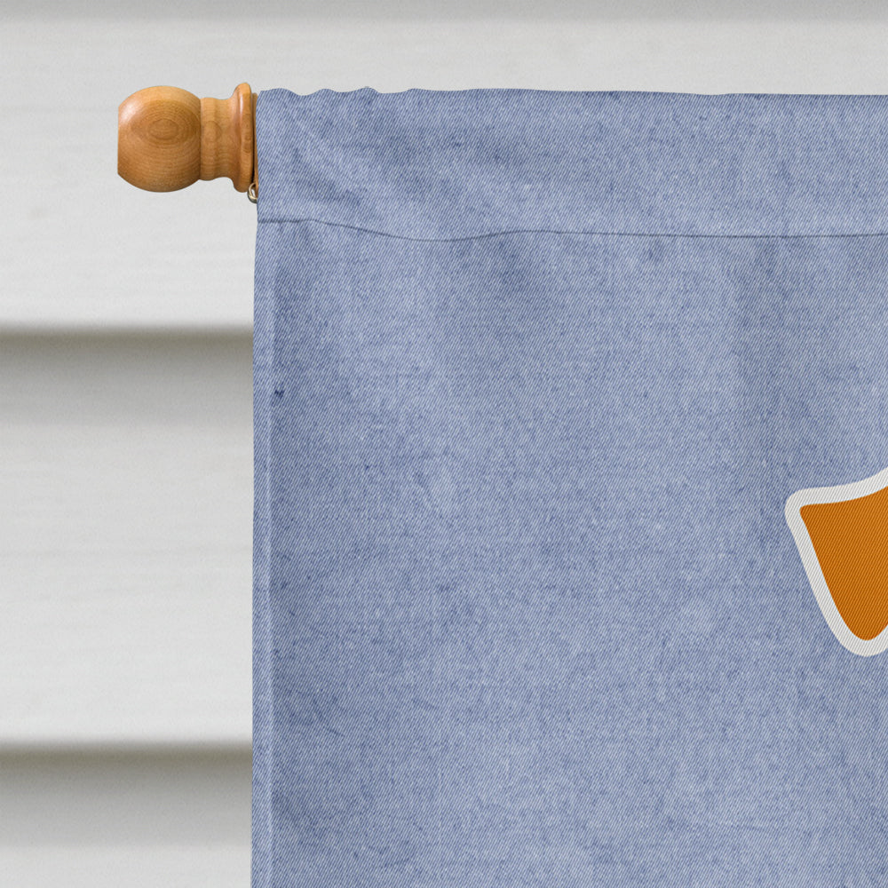 Airedale Welcome House Flag 28x40 Porch Sleeve Pole Decorative Outside Yard Banner Artwork Wall Hanging, Polyester