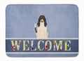 Swiss Hound Welcome Memory Foam Kitchen Mat Machine Washable Anti-Fatigue Cushion Comfort Bath or Kitchen Rug