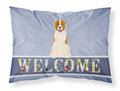 Central Asian Shepherd Dog Welcome Standard Pillowcase Lightweight Super Soft Easy Care Decorative Artwork Pillowcase, Standard
