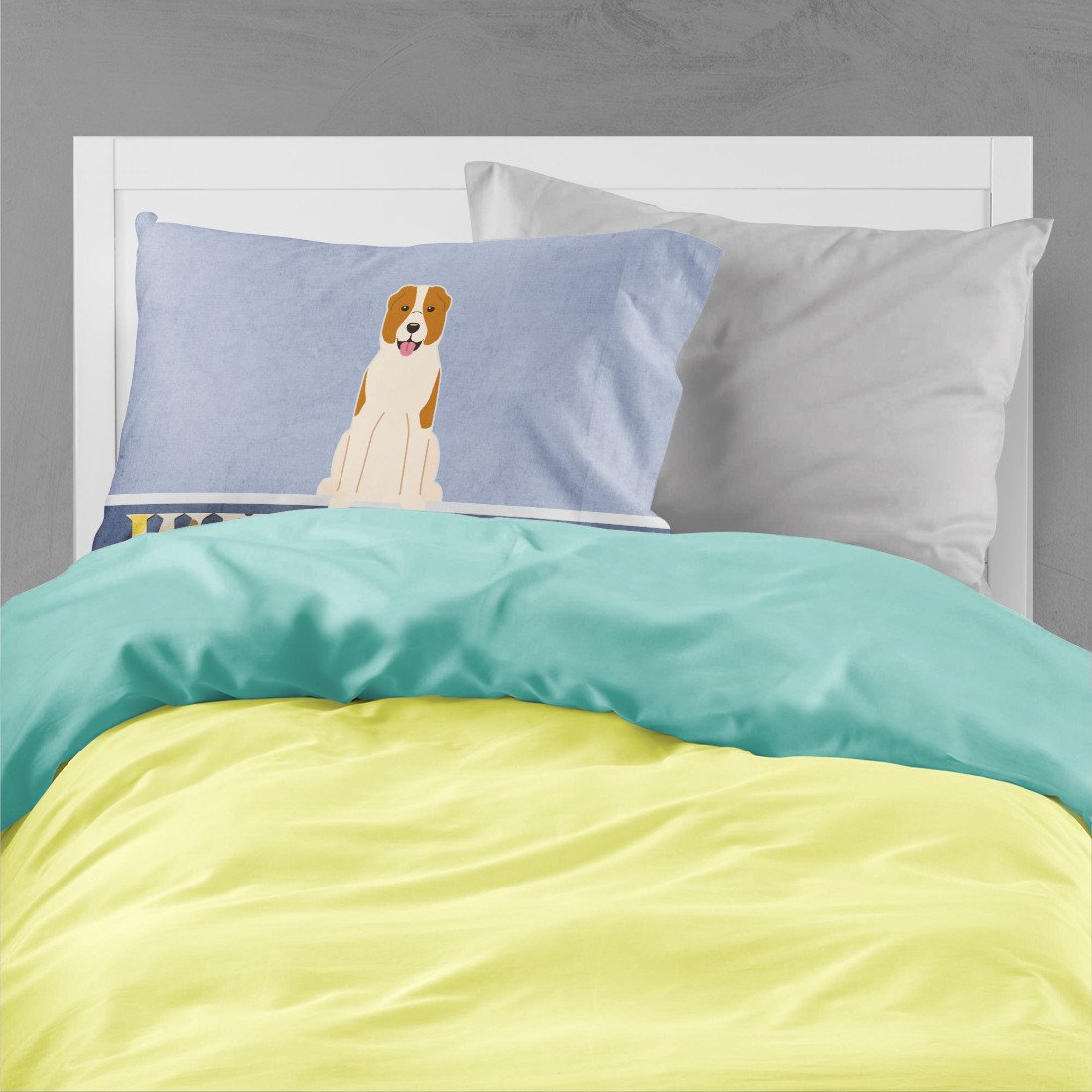 Central Asian Shepherd Dog Welcome Standard Pillowcase Lightweight Super Soft Easy Care Decorative Artwork Pillowcase, Standard