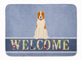 Central Asian Shepherd Dog Welcome Memory Foam Kitchen Mat Machine Washable Anti-Fatigue Cushion Comfort Bath or Kitchen Rug