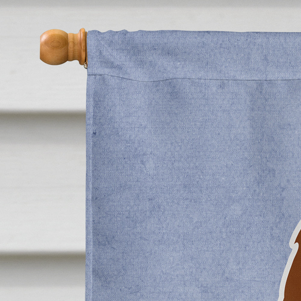 Caucasian Shepherd Dog Welcome House Flag 28x40 Porch Sleeve Pole Decorative Outside Yard Banner Artwork Wall Hanging, Polyester