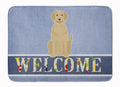 Yellow Labrador Welcome Memory Foam Kitchen Mat Machine Washable Anti-Fatigue Cushion Comfort Bath or Kitchen Rug
