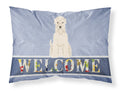 Soft Coated Wheaten Terrier Welcome Standard Pillowcase Lightweight Super Soft Easy Care Decorative Artwork Pillowcase, Standard