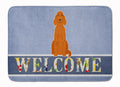 Irish Setter Welcome Memory Foam Kitchen Mat Machine Washable Anti-Fatigue Cushion Comfort Bath or Kitchen Rug