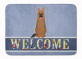 German Shepherd Welcome Memory Foam Kitchen Mat Machine Washable Anti-Fatigue Cushion Comfort Bath or Kitchen Rug